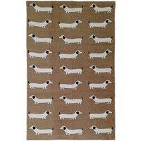 New Edge Blinds Printed Rug - Sausage Dog | Size: 60 cm x 90 cm