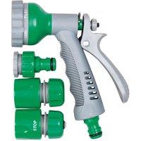 SupaGarden 6 Pattern Spray Gun Set (4 Pieces) in Mid Grey