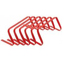 Precision Flat Hurdles (Pack Of 6) in Red | Size: 9