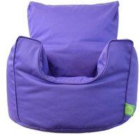 Bean Lazy Cotton Twill Purple Lilac Bean Bag Arm Chair with Beans Child / Teen size | Size: Large