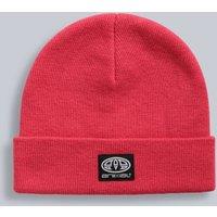 Animal 'Harley' Warm Cosy Ribbed Comfortable Stretchy Soft Winter Beanie Hat in Pink | Size: Small