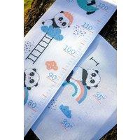 Vervaco H/CHART PANDA BEAR - Counted Cross Stitch Kit: Height Chart: Panda Bears Go to Sleep