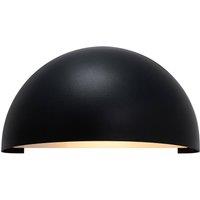 Nordlux Modern Outdoor Wall Light Black Plastic E27 Weatherproof - Mains Powered, IP44