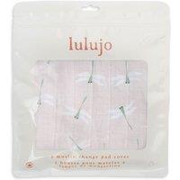 Lulujo Cotton Fitted Crib Sheet - Dragonfly (81cm x 43cm) | Size: 81 cm x 43 cm
