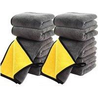 Kelvenix 12PCS Microfibre Car Detailing Towels for Wash & Polish