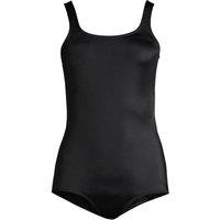 Lands' End Women's Tugless Swimsuit - Mastectomy in Black | Size: 10