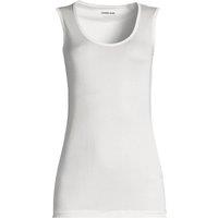 Lands' End Women's Lightweight Silk Interlock Vest in Ivory | Size: 20
