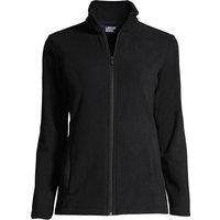 Lands' End Women's Anyweather Fleece Jacket in Black | Size: 10-12