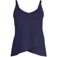 Lands' End Women's Plus Tulip Hem Tankini Top in Navy | Size: 10-12