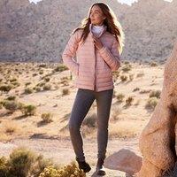 Lands' End Women's Serious Sweats Fleece-lined Leggings in Charcoal | Size: 14-16