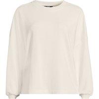Lands' End Women's Plus Lightweight Sweatshirt in Ivory | Size: 20-22