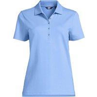 Lands' End Women's Supima Cotton Polo Shirt in Pale Blue | Size: 14-16