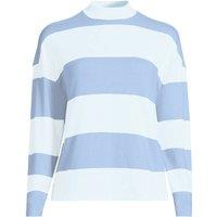 Lands' End Women's Long Sleeve Mariner Polo Neck in Blue | Size: 20