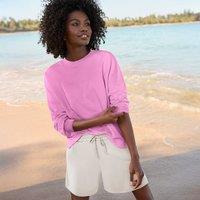 Lands' End Women's Lightweight Sweatshirt in Pink | Size: 16-18