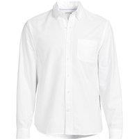Lands' End Men's Sail Rigger Oxford Shirt in White | Size: Medium