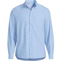 Lands' End Men's Sail Rigger Oxford Shirt in Blue | Size: Medium
