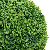 Berkfield Home Artificial Boxwood Plant with Pot Ball Shaped Green 50 cm