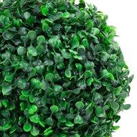 Berkfield Home Artificial Boxwood Plant with Pot Ball Shaped Green 60 cm