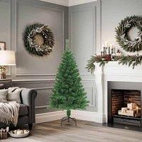 Berkfield Home Artificial Christmas Tree with Thick Branches Green 150 cm PVC