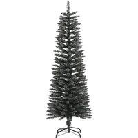 Berkfield Home Artificial Slim Christmas Tree with Stand Green 120 cm PVC