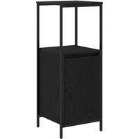 Berkfield Home Bathroom Cabinet with Shelves Black Oak 36x35x95 cm | Size: 36 x 35 x 95 cm