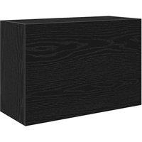 Berkfield Home Bathroom Wall Cabinet Black 60x25x40 cm Engineered Wood | Size: 60 x 25 x 40 cm