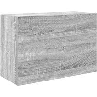Berkfield Home Bathroom Wall Cabinet Grey Sonoma 60x25x40 cm Engineered Wood | Size: 60 x 25 x 40 cm