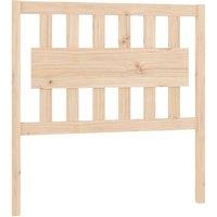 Berkfield Home Bed Headboard 95.5x4x100 cm Solid Wood Pine in Natural