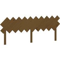 Berkfield Home Bed Headboard Honey Brown 196x3x80.5 cm Solid Wood Pine