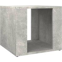 Berkfield Home Bedside Table Concrete Grey 41x40x36 cm Engineered Wood | Size: 41 x 40 x 36 cm