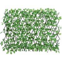 Berkfield Home Berkfield Artificial Ivy Trellis Expandable Green 180x65 cm
