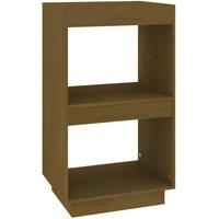 Berkfield Home Book Cabine Honey Brown 40x35x71 cm Solid Pinewood | Size: 40 x 35 x 71 cm