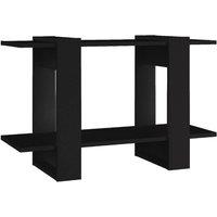 Berkfield Home Book Cabinet/Room Divider Black 80x30x51 cm | Size: 80 x 30 x 51 cm