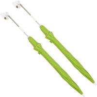 Berkfield Home Camping Chair Parasols 2 pcs Green 105 cm
