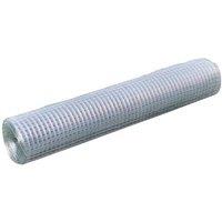 Berkfield Home Chicken Wire Fence Galvanised Steel 10x1 m Silver