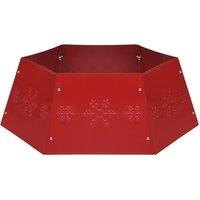 Berkfield Home Christmas Tree Skirt Red 68x25 cm | Size: 68x25 cm