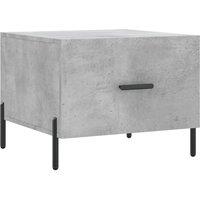 Berkfield Home Coffee Table Concrete Grey 50x50x40 cm Engineered Wood | Size: 50 x 50 x 40 cm