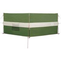 Berkfield Home Camping Windbreak Green 344x120 cm Waterproof