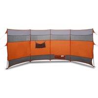 Berkfield Home Camping Windbreak Orange 366x152x152 cm Waterproof | Size: 366 x 152 x 152 cm