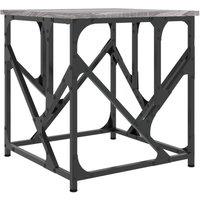 Berkfield Home Coffee Table Grey Sonoma 45x45x47.5 cm Engineered Wood