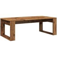 Berkfield Home Coffee Table Old Wood 102x50x35 cm Engineered Wood in Brown | Size: 102 x 50 x 35 cm