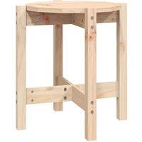 Berkfield Home Coffee Table 42.5x45 cm Solid Wood Pine in Light Brown