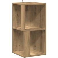 Berkfield Home Corner Cabinet Artisan Oak 33x33x67 cm Engineered Wood in Brown | Size: 33 x 33 x 67 cm