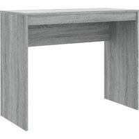 Berkfield Home Desk Grey Sonoma 90x40x72 cm Engineered Wood | Size: 90 x 40 x 72 cm