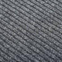 Berkfield Home Dirt Trapper Carpet Runner 100x150 cm Grey | Size: 100 cm diameter