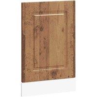 Berkfield Home Dishwasher Panel Kalmar Old Wood 45x1.5x67 cm Engineered Wood in Brown