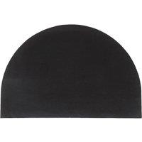 Berkfield Home Door Mat Natural Half Round 60x90 cm Tufted Coir in Brown