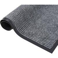 Berkfield Home Doormat Striped Grey 60x80 cm