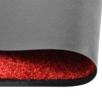Berkfield Home Doormat Washable Red 60x90 cm