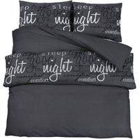 Berkfield Home Duvet Cover Set Black 200x200 cm Cotton